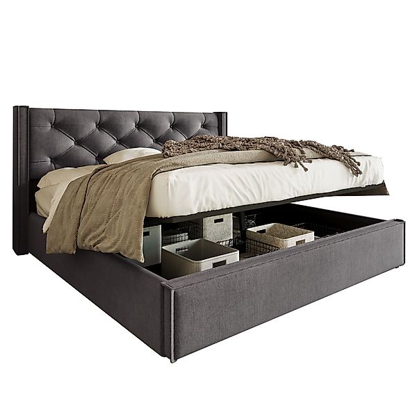 PHOEBE CAT Boxspringbett (Polsterbett Doppelbett 160x200 günstig online kaufen