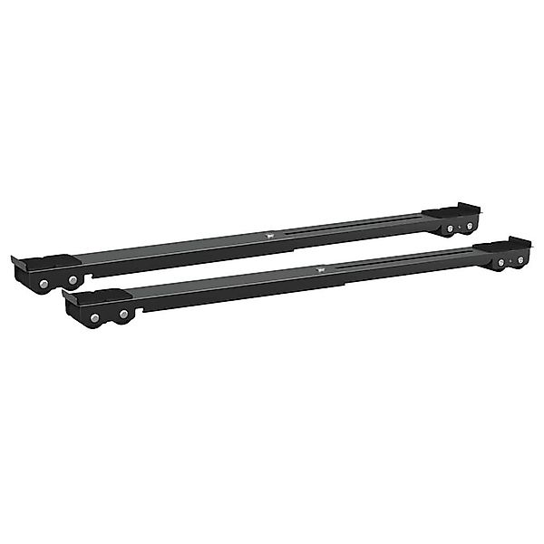 vidaXL Waschmaschinenumbauschrank Waschmaschinensockel 2 pcs Schwarz günstig online kaufen