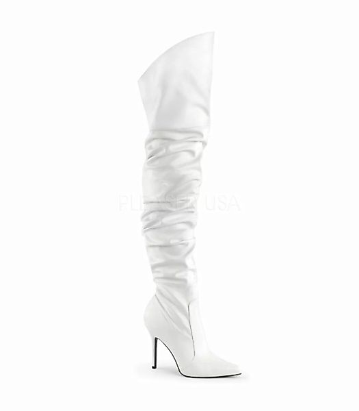 Overknee Stiefel CLASSIQUE-3011 - Weiß (Schuhgröße: EUR 42) günstig online kaufen