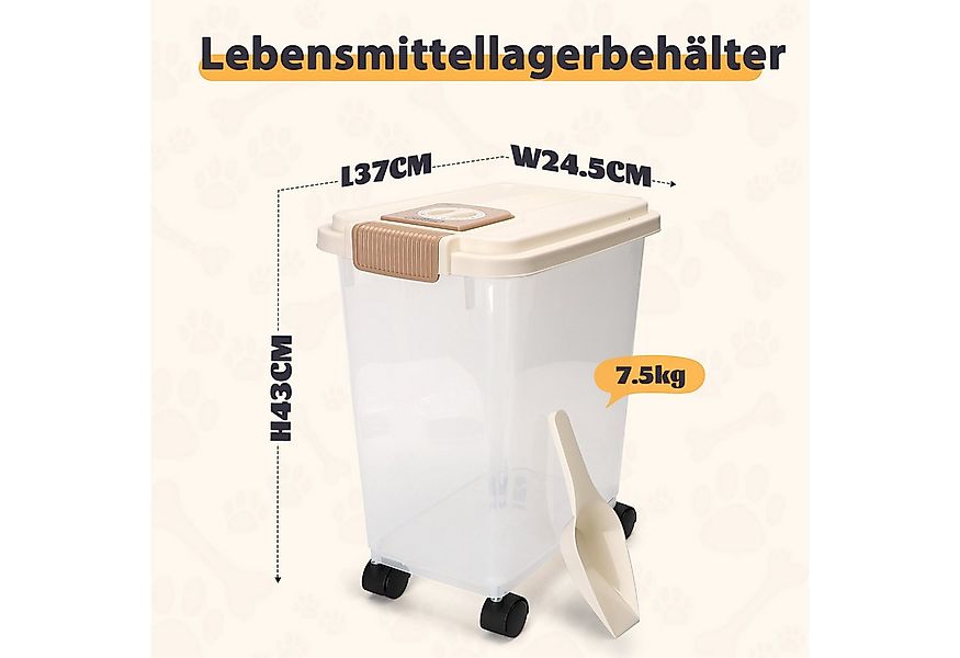 nobleza Futterbehälter Hundefutter Aufbewahrung 20L/40L Futterbehälter mit günstig online kaufen