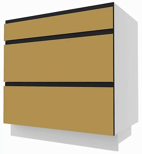 Feldmann-Wohnen Unterschrank Velden (1-St) 80cm Front- & Korpusfarbe wählba günstig online kaufen