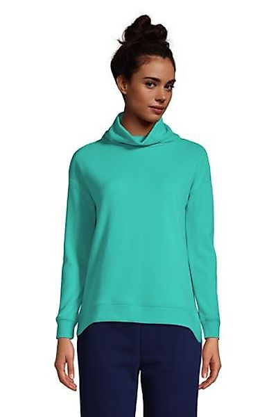 Sweatshirt mit weitem Kragen SERIOUS SWEATS, Damen, Größe: S Normal, Blau, günstig online kaufen
