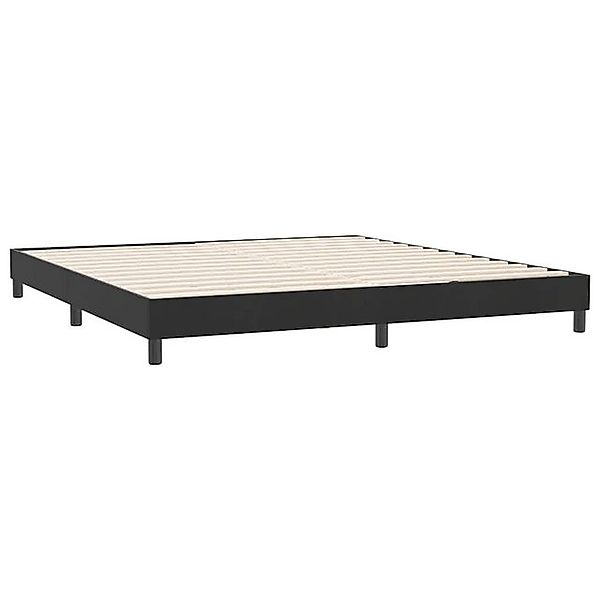 vidaXL Bett Boxspringbett ohne Matratze Schwarz 180x210 cm Samt günstig online kaufen