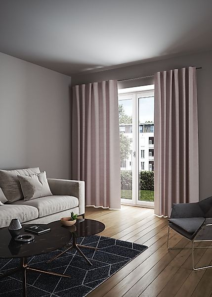 my home Vorhang "LONDON" verdeckte Schlaufen 1 Stk. tlg. Sicht- und Lichtsc günstig online kaufen