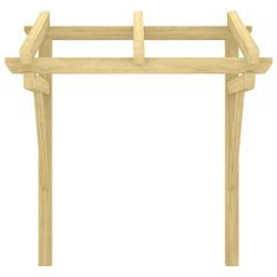 vidaXL Markise Türvordach 100x100x80 cm Massivholz günstig online kaufen