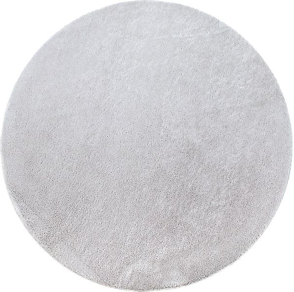 Paco Home Teppich Cadiz 630, rund, Höhe: 14 mm, Kurzflor, Uni-Farben, beson günstig online kaufen