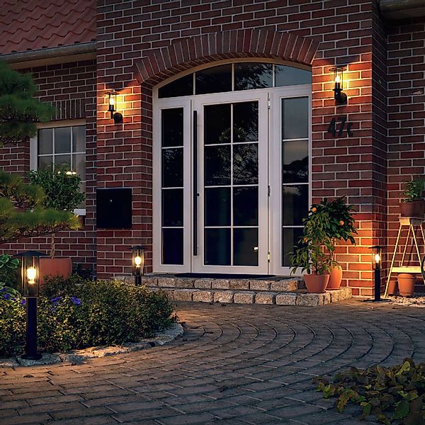 Paulmann Außen-Wandleuchte "Classic IP44 173mm max. 15W 230V Dunkelgrau Met günstig online kaufen