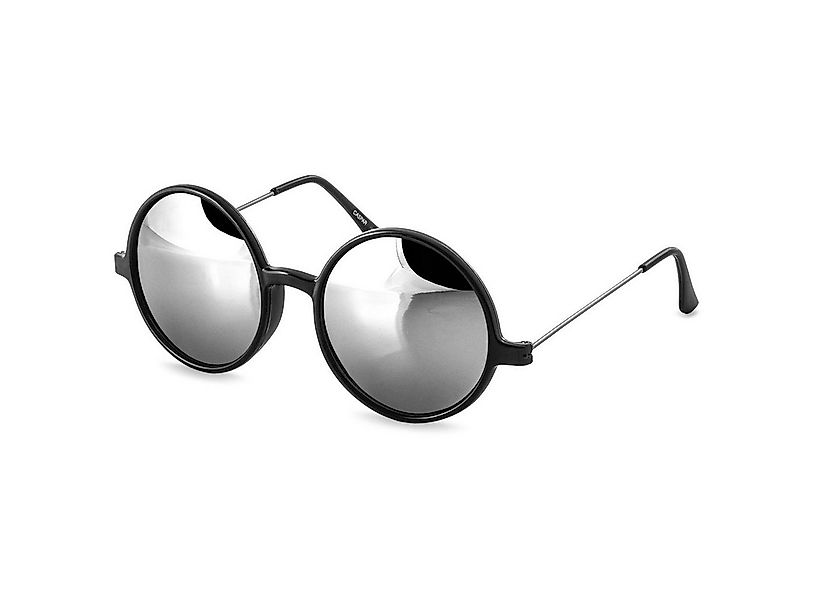 Caspar Sonnenbrille SG021 Unisex Retro XL Nickelbrille mit runden Gläsern b günstig online kaufen