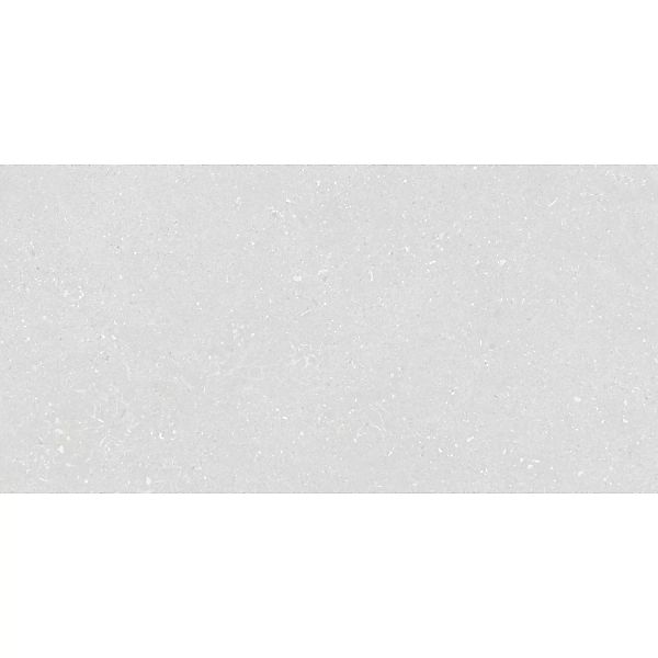 Bodenfliese Pebblestone Feinsteinzeug Glasiert Weiß Matt 30 cm x 60 cm günstig online kaufen