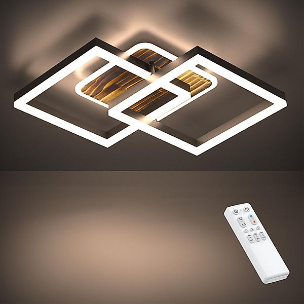 Auralum Deckenleuchte LED Decken-Lampe Dimmbar Wohnzimmer günstig online kaufen