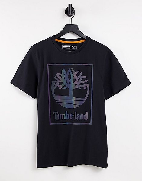 Timberland – NL Sky – T-Shirt in Schwarz mit Grafikprint günstig online kaufen