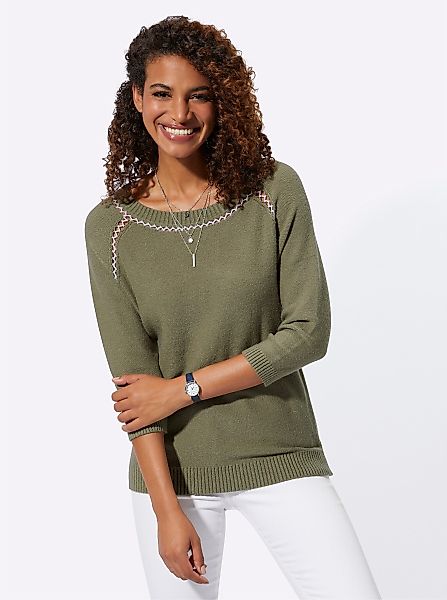 Witt Strickpullover 3/4 Arm-Pullover günstig online kaufen