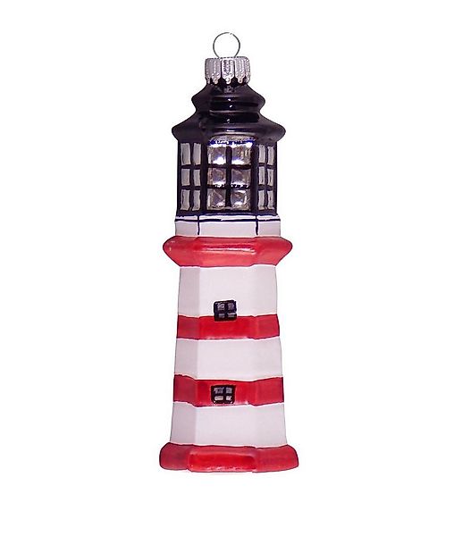 Krebs Glas Lauscha Christbaumschmuck Glasanhänger - Leuchtturm - ca. 11 cm günstig online kaufen