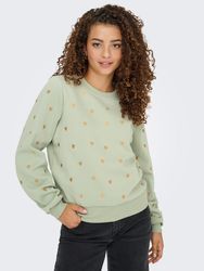 ONLY Sweatshirt ONLATIKA L/S O-NECK GLITTER günstig online kaufen