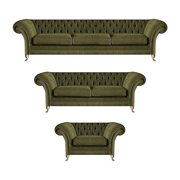 JVmoebel Chesterfield-Sofa Designer Sofagarnitur Luxus Modern Sofas Set Sit günstig online kaufen