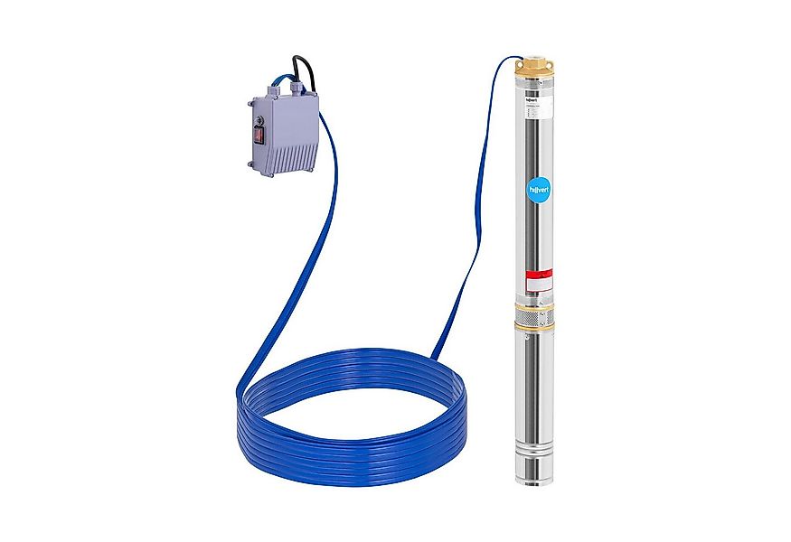 Hillvert Tiefbrunnenpumpe 6.000 l/h Unterwasserpumpe 101 m sandverträglich günstig online kaufen