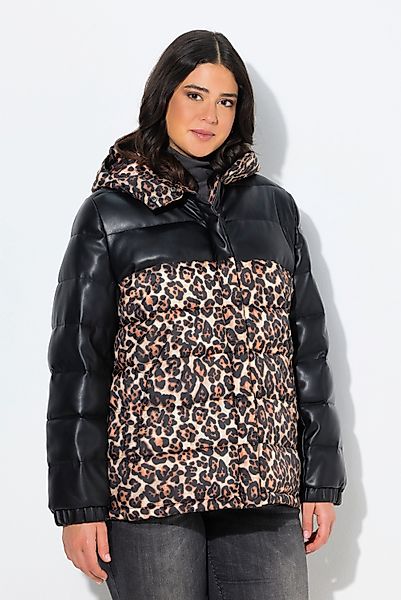 Ulla Popken Steppjacke HYPRAR Steppjacke Lederoptik/Leo günstig online kaufen