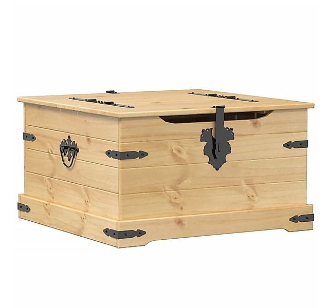 vidaXL Aufbewahrungsbox Truhe Corona 78x78x45 cm Massivholz Kiefer (1 St) günstig online kaufen