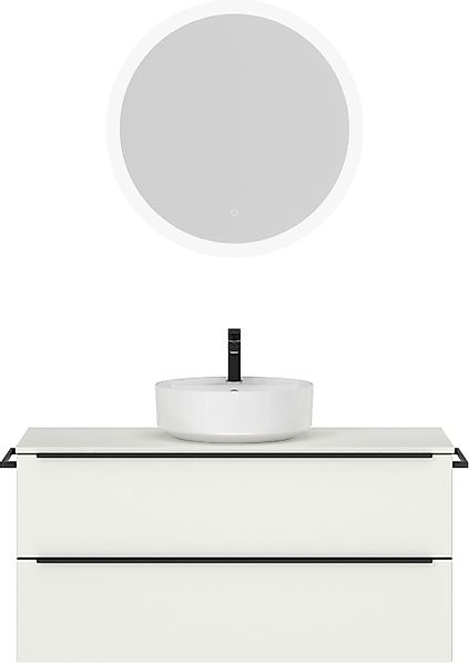 nobilia Badmöbel-Set "Alvene" vormontiert, mit Soft-Close, 2 Stk. tlg. günstig online kaufen