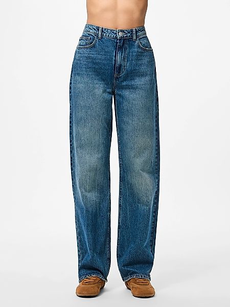 pieces High-waist-Jeans "PCKATE HW STRAIGHT JEANS MB NOOS BC" günstig online kaufen