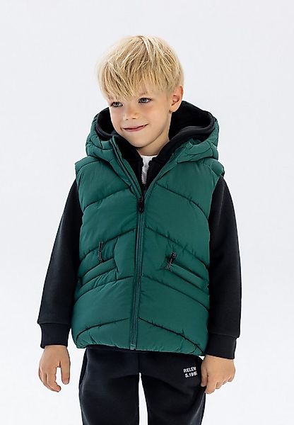 MINOTI Funktionsweste Gefütterte Weste mit Kapuze (2y-14y) günstig online kaufen