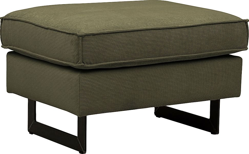 Home affaire Polsterhocker "Pinto" mit Keder, Metallfüßen und auch in Cord günstig online kaufen