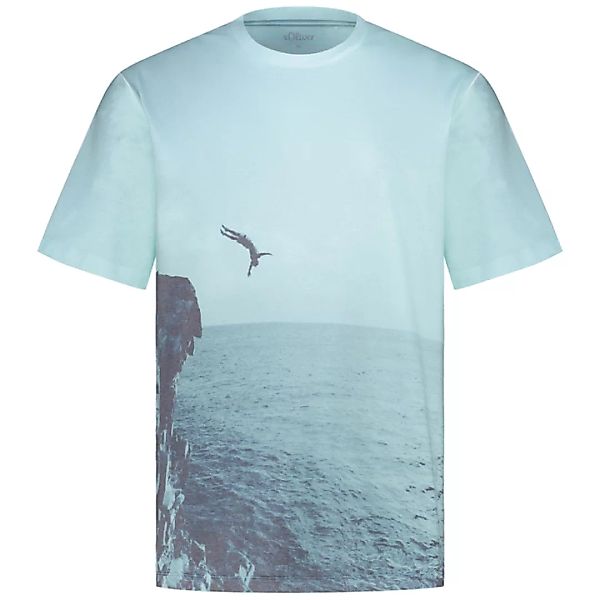 s.Oliver T-Shirt aus Baumwoll-Mix günstig online kaufen