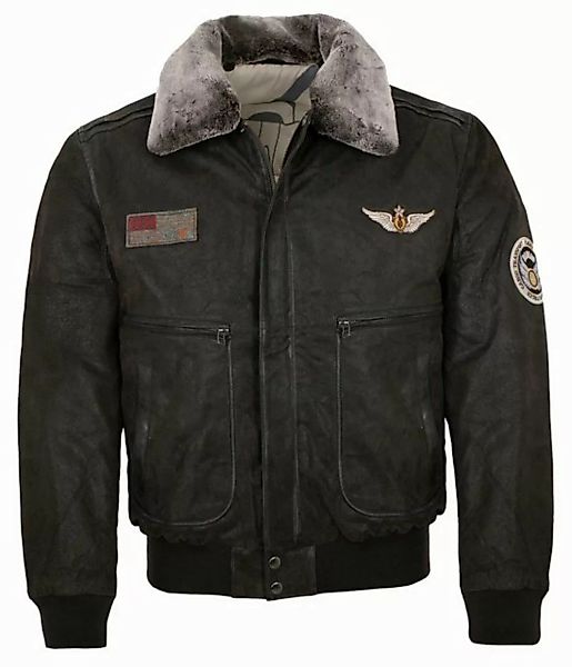 Maddox Lederjacke Laslo Maddox - Herren Lederjacke Fliegerjacke echtes Lede günstig online kaufen