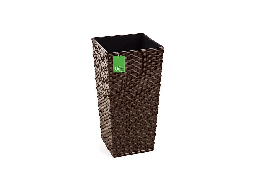 KAGM Pflanzkübel Blumenkübel Blumentopf in Rattan-Optik Pflanzgefäß (inkl. günstig online kaufen