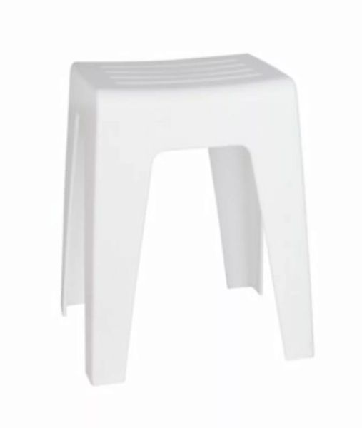 WENKO Badhocker Kumba Weiß, Stabile Qualität aus Kunststoff weiß günstig online kaufen