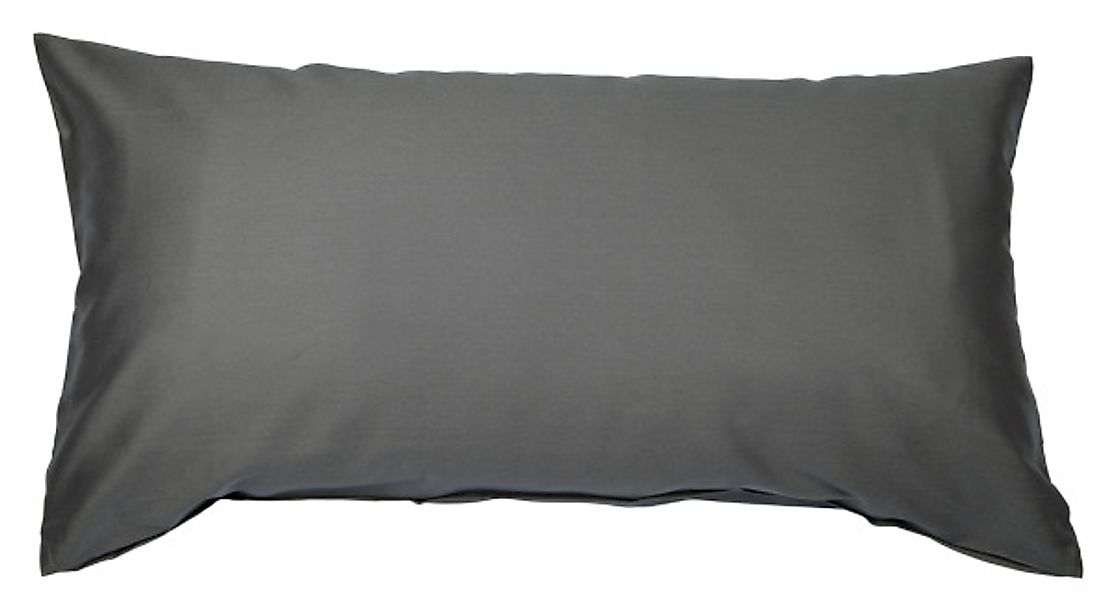 Janine Janine Mako-Satin Bettwäsche Colors 31001 anthrazit Größe:  60x40 cm günstig online kaufen
