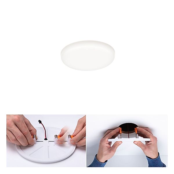 Paulmann "VariFit LED Einbaupanel Veluna IP44 rund 75mm 4,5W 400lm 4000K Sa günstig online kaufen