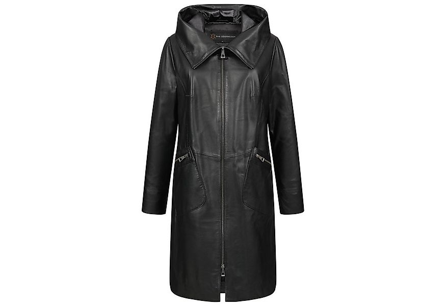 S&A Ledermoden Lederjacke Alina Echtleder-Mantel in moderner Long-Optik mit günstig online kaufen