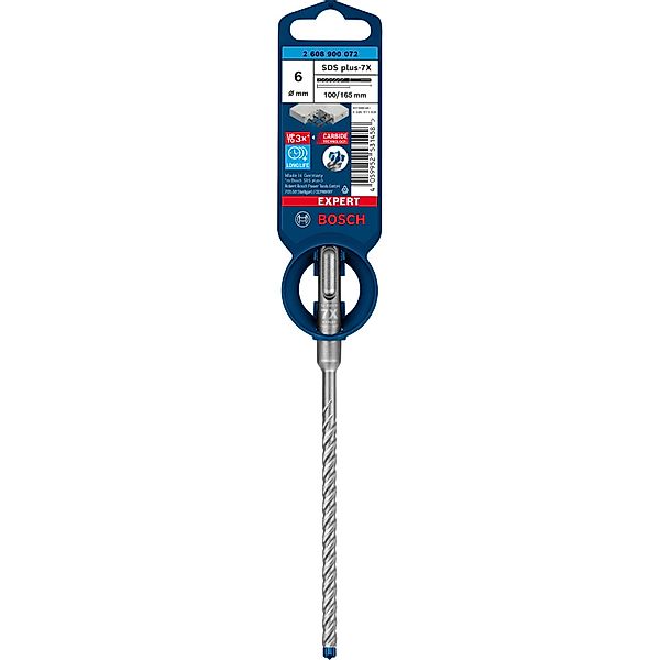 Bosch Expert Hammerbohrer SDS Plus-7X Ø 6 mm x 100/165 mm günstig online kaufen