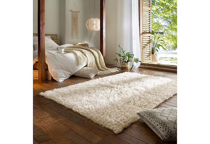 TaraCarpet Flokati-Teppich TaraCarpet Flokati Diana aus Schurwolle, rechtec günstig online kaufen
