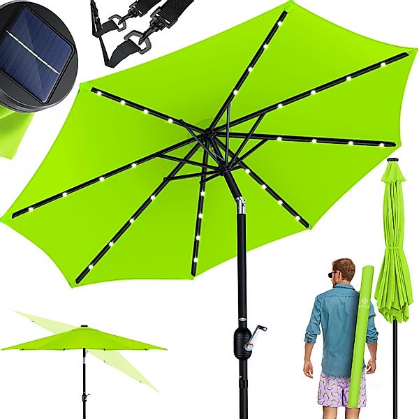 KESSER Sonnenschirm, Sonnenschirm Balkonschirm LED Solar günstig online kaufen