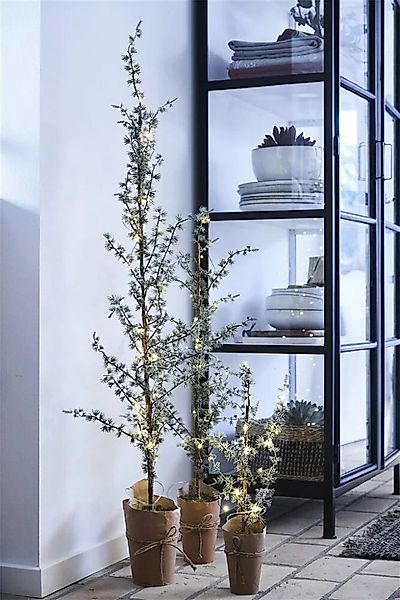 Winterliche Kunstpflanze Zeder PINEA mit LED, günstig online kaufen