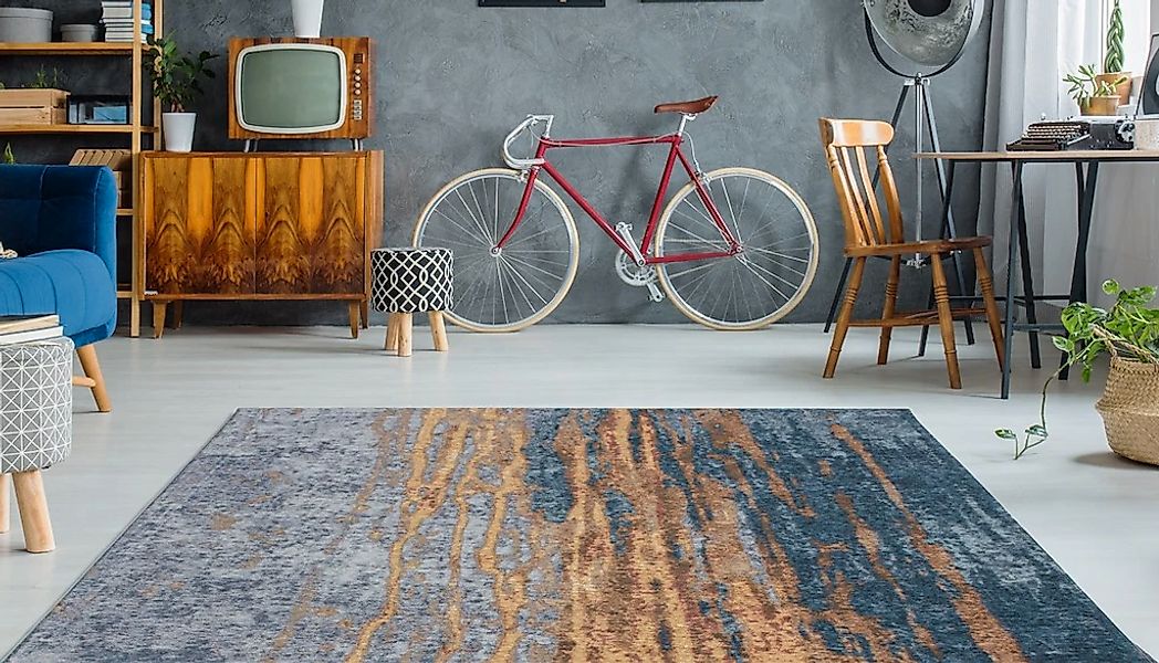 calo-deluxe Teppich "Ophir 305" rechteckig 8 mm Höhe Kurzflor, Wohnzimmer günstig online kaufen