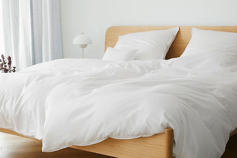 Elegante Bettwäsche "Crisp" 2 Stk. tlg. angenehmes Hautgefühl günstig online kaufen