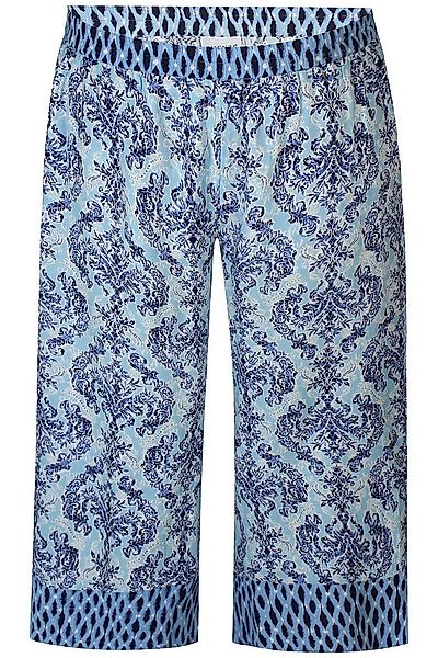Zhenzi 7/8-Hose Viskose 7/8 Hose Lucy blue mit Print Gummibund elastisch günstig online kaufen