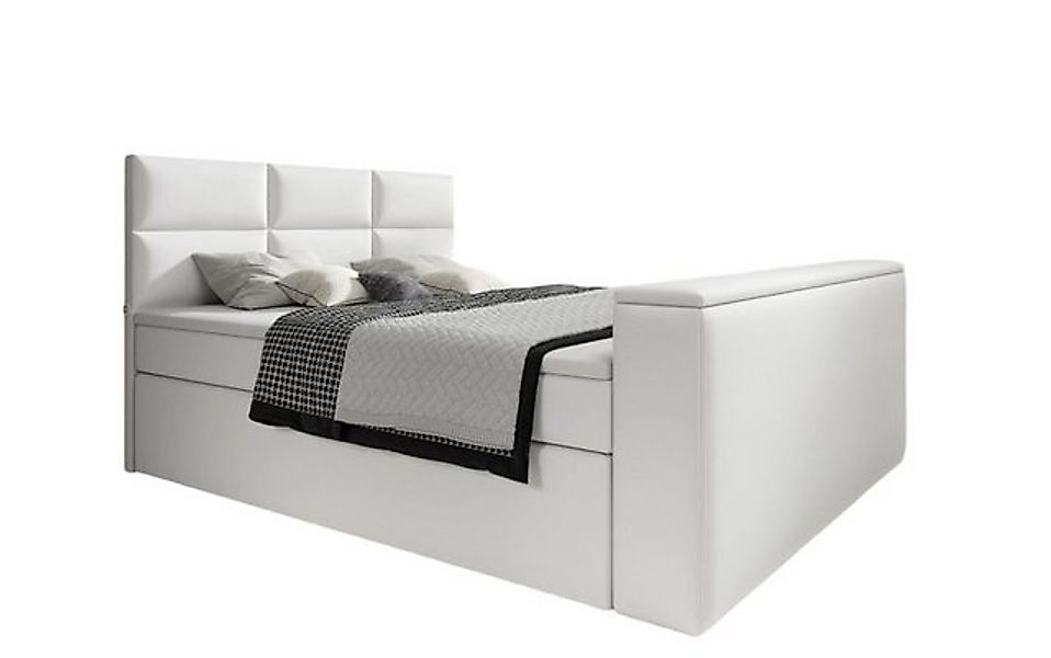 Luxusbetten24 Boxspringbett Carre, mit TV Lift, günstig online kaufen