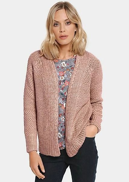 GOLDNER Strickjacke Kurzgröße: Zeitlose Strickjacke in Grobstrick günstig online kaufen