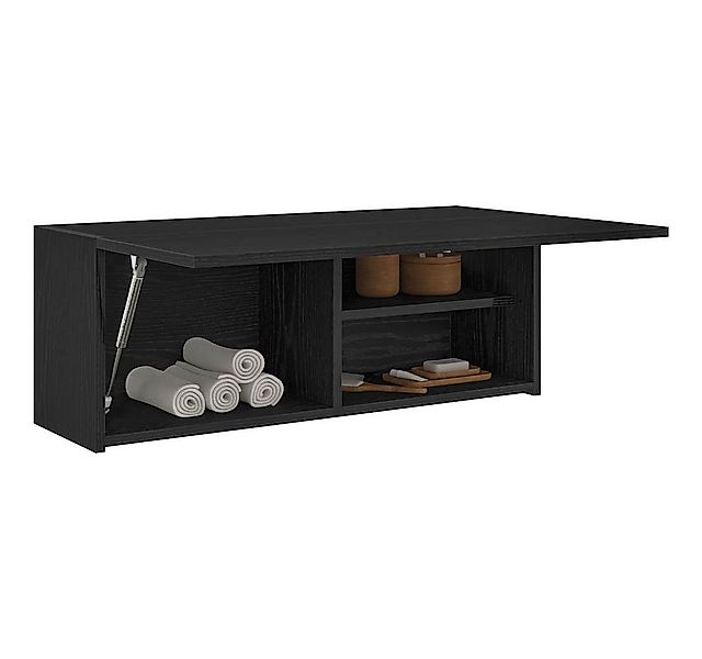 vidaXL Schrankmodule Bad-Wandschrank Schwarz 80x25x30 cm Holzwerkstoff günstig online kaufen