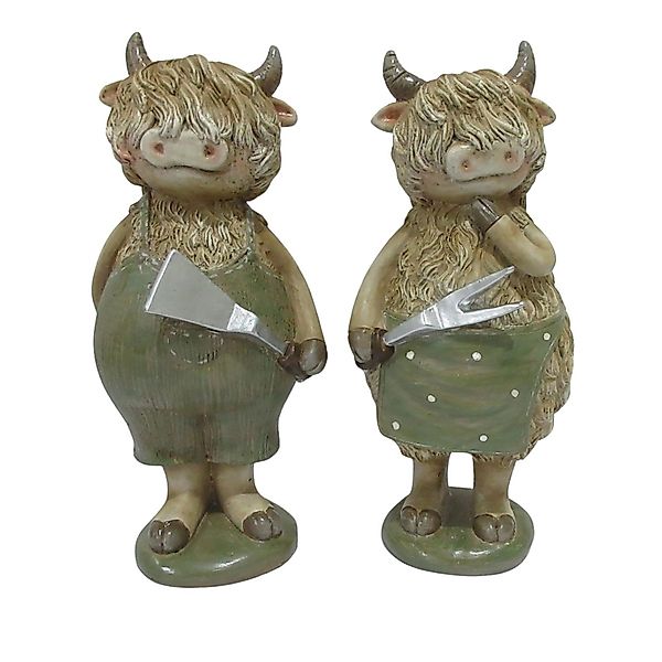 Boltze Figur Andrus 2-fach Sortiert 19 cm x 8 cm x 8 cm Multicolor günstig online kaufen