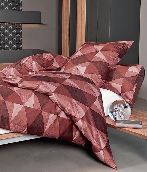 Janine Bettwäsche Janine Messina Mako-Satin Bettwäsche günstig online kaufen