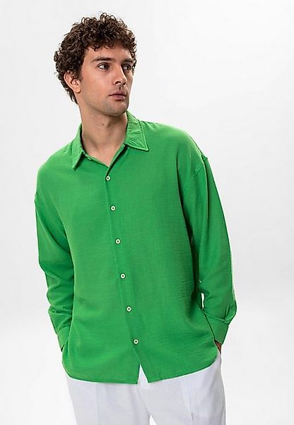 Antioch  Hemdbluse Oversize Button-Down Collar Shirt günstig online kaufen
