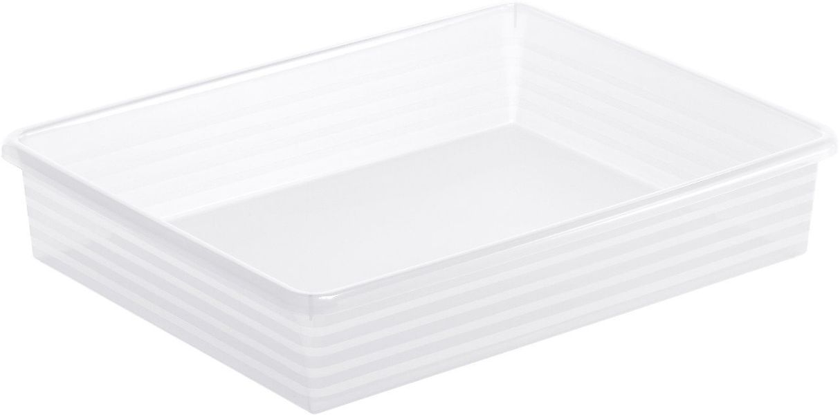 ROTHO Aufbewahrungskorb Rotho Formatkörbchen Linus A4 transparent 34,5 x günstig online kaufen