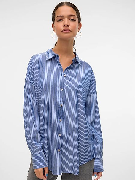 Vero Moda Langarmbluse "VMNORA LS OVERSIZE SHIRT WVN GA NOOS" günstig online kaufen