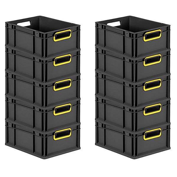 PROREGAL SuperSparSet 10x Eurobox Nextgen Color HxBxT 17x30x40cm 16 Liter G günstig online kaufen