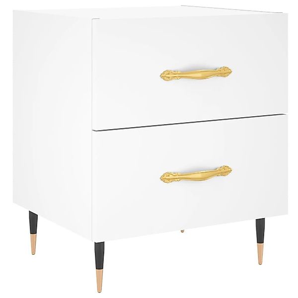 vidaXL Nachttisch Nachttisch Weiß 40x35x47,5 cm günstig online kaufen